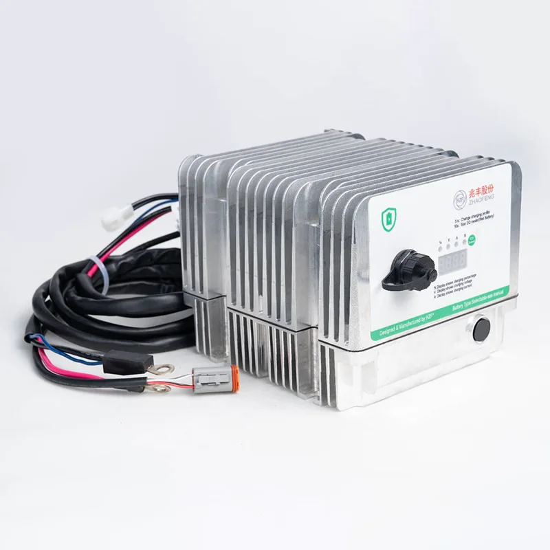 OBC industrial de alta tensão 80V para veículos pesados